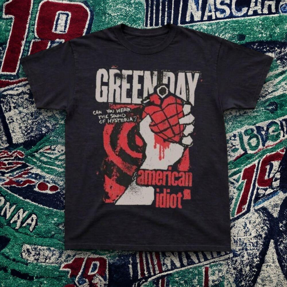 Green Day American Idiot Graphic Tee Black Unisex